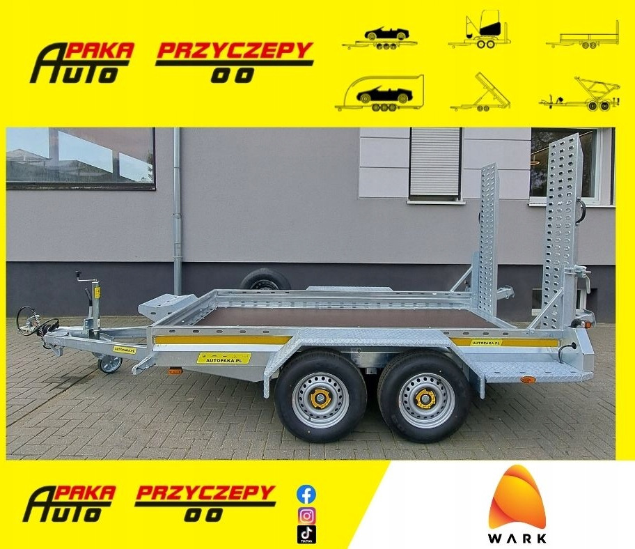 PRZYCZEPA LAWETA DO MINIKOPARKI POD KOPARKĘ 2700KG / MINI EXCAVATOR TRANSPORTER TRAILER 2700KG - Baumaschinenanhänger: das Bild 1 PRZYCZEPA LAWETA DO MINIKOPARKI POD KOPARKĘ 2700KG / MINI EXCAVATOR TRANSPORTER TRAILER 2700KG - Baumaschinenanhänger: das Bild 1