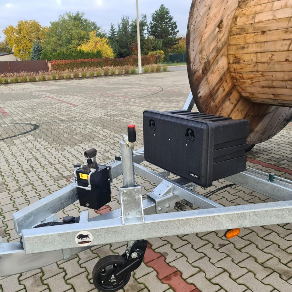 NEU: Kabeltrommelanhänger PRZYCZEPA SŁUPOWA KABLOWA PRZEWÓZ KABLI 3500 KG / POLE CABLE TRAILER FOR CABLE TRANSPORT 3500 KG: das Bild 6