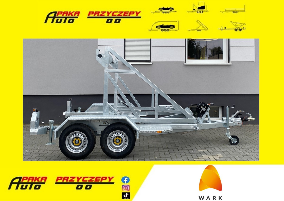 PRZYCZEPA WARK KABLOWA Z WCIĄGARKĄ RĘCZNĄ, DMC 3500 KG / WARK Cable Trailer with Manual Winch, DMC 3500 KG - Kabeltrommelanhänger: das Bild 1 PRZYCZEPA WARK KABLOWA Z WCIĄGARKĄ RĘCZNĄ, DMC 3500 KG / WARK Cable Trailer with Manual Winch, DMC 3500 KG - Kabeltrommelanhänger: das Bild 1