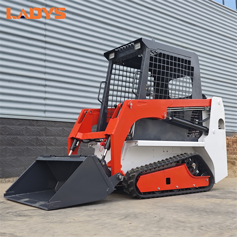 LADYS Free Shipping Mini Skid Steer Loader Compact Track Electric/Diesel Chinese Mini Skid Steer Loader For Sale With Mini Skid Steer Attachments 4 In 1 Bucket - Leasing LADYS Free Shipping Mini Skid Steer Loader Compact Track Electric/Diesel Chinese Mini Skid Steer Loader For Sale With Mini Skid Steer Attachments 4 In 1 Bucket: das Bild 7