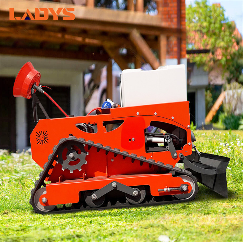 LADYS LD1000 Electric Remote Control Multi-Function Lawn Mower All-Terrain Agricultural Sprayers Pesticide Spraying Mower Gas Gasoline Track Crawler Lawn Mower - Mähwerk: das Bild 2 LADYS LD1000 Electric Remote Control Multi-Function Lawn Mower All-Terrain Agricultural Sprayers Pesticide Spraying Mower Gas Gasoline Track Crawler Lawn Mower - Mähwerk: das Bild 2