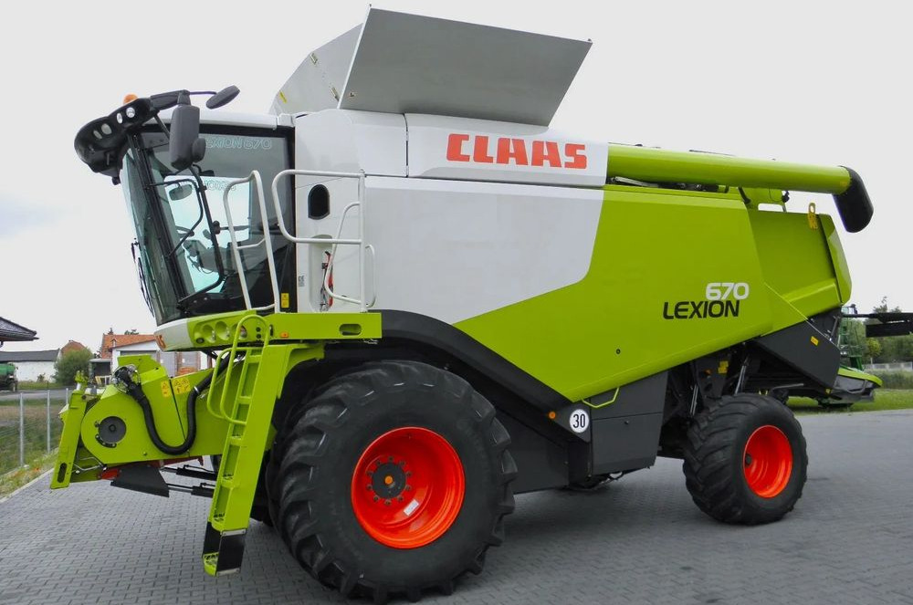 Claas Lexion 670 2014 Rok, Heder 7,5 Vario, Najbogatsza Wersja, Nie Malowany, Stan Idealny - Mähdrescher: das Bild 3 Claas Lexion 670 2014 Rok, Heder 7,5 Vario, Najbogatsza Wersja, Nie Malowany, Stan Idealny - Mähdrescher: das Bild 3