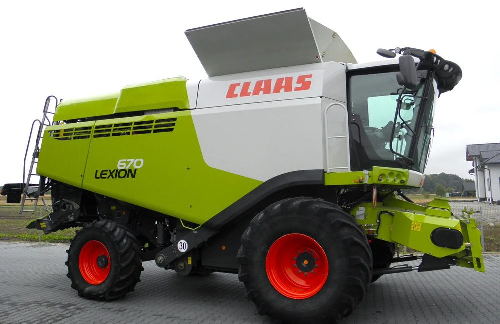 Claas Lexion 670 2019 Rok, Heder V 770, Najbogatsza Wersja, Nie Malowany, Stan Idealny - Mähdrescher: das Bild 2 Claas Lexion 670 2019 Rok, Heder V 770, Najbogatsza Wersja, Nie Malowany, Stan Idealny - Mähdrescher: das Bild 2