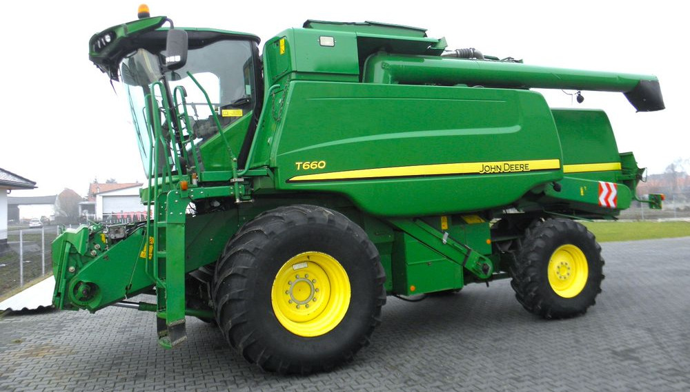 John Deere T 660 2012 Rok, heder 7,6m, Nowsza Wersja, Nie Malowany, Stan Bardzo Dobry - Mähdrescher: das Bild 1 John Deere T 660 2012 Rok, heder 7,6m, Nowsza Wersja, Nie Malowany, Stan Bardzo Dobry - Mähdrescher: das Bild 1