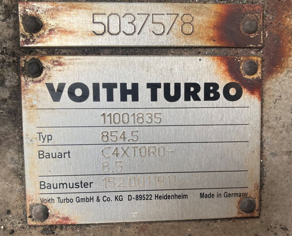 Voith Voith 854.5 C4XT0R0 -8.5E Solaris Van Hool Getriebe 152.0011611 - Getriebe und Teile für Bus: das Bild 2 Voith Voith 854.5 C4XT0R0 -8.5E Solaris Van Hool Getriebe 152.0011611 - Getriebe und Teile für Bus: das Bild 2