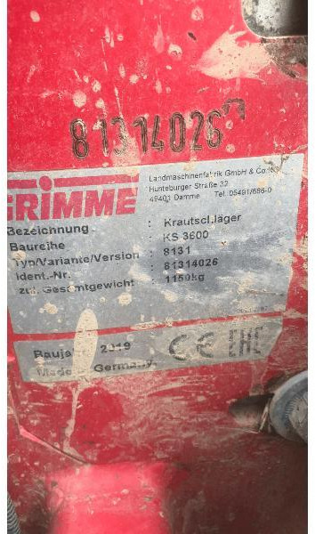 GRIMME KS3600 - Kartoffeltechnik: das Bild 4 GRIMME KS3600 - Kartoffeltechnik: das Bild 4