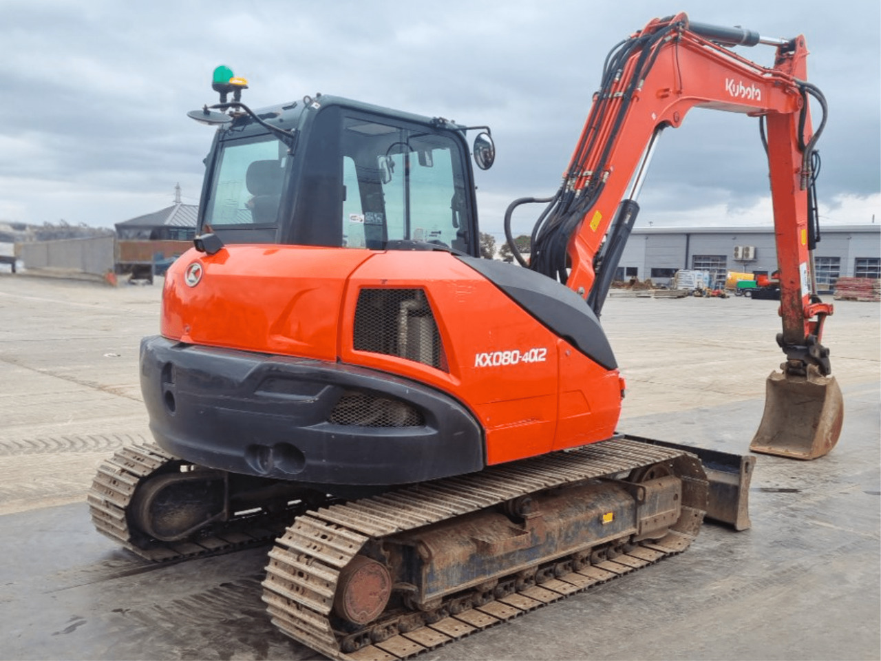 Kubota KX080-4A2 Excavator, TOP !!! - Minibagger: das Bild 4 Kubota KX080-4A2 Excavator, TOP !!! - Minibagger: das Bild 4
