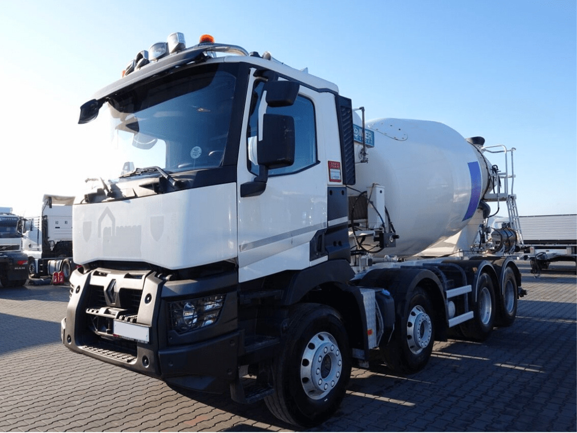 Renault C 430 8×4 Beton Mixer 9m3, TOP !!! - Fahrmischer: das Bild 1 Renault C 430 8×4 Beton Mixer 9m3, TOP !!! - Fahrmischer: das Bild 1