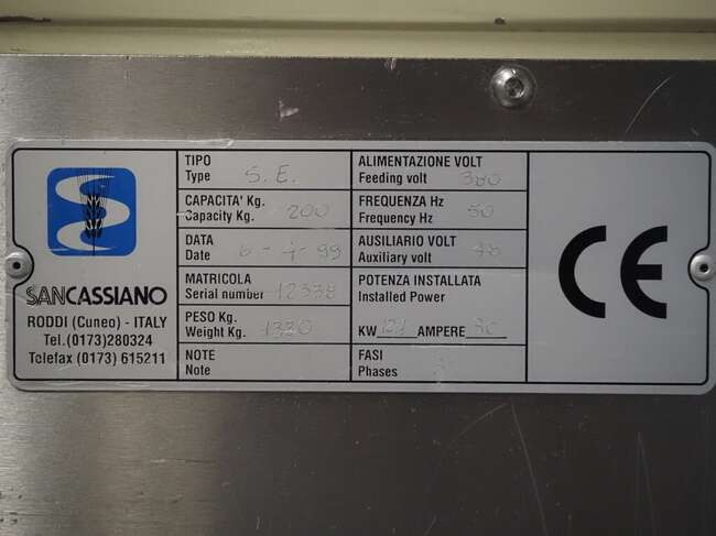 Lebensmittelmaschine San Cassiano spiral kneader SE 200: das Bild 12