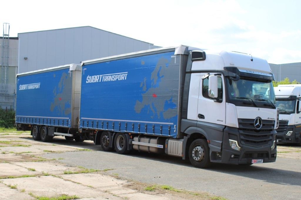 Mercedes-Benz Actros 2542 NAVIGACE + PANAV TVK 18 M (8,20m x 2,4 - Plane LKW, Planenanhänger: das Bild 2 Mercedes-Benz Actros 2542 NAVIGACE + PANAV TVK 18 M (8,20m x 2,4 - Plane LKW, Planenanhänger: das Bild 2