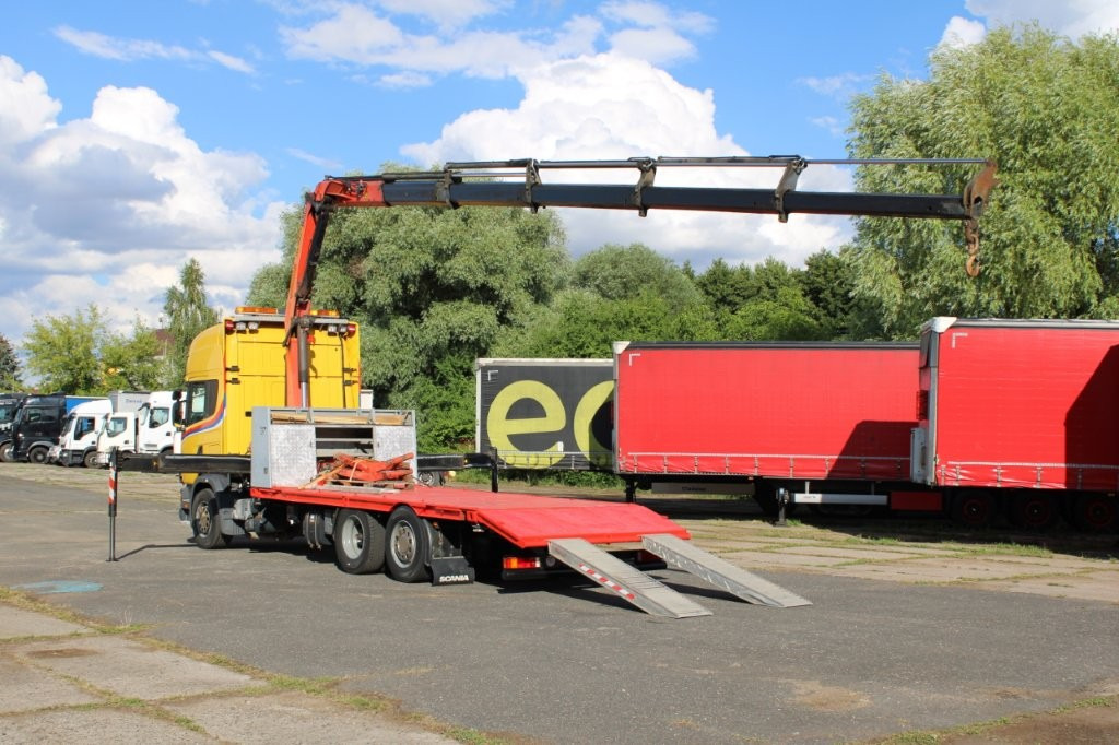 Scania R 114 LB340 6X2 L PALFINGER PK16502 - Autotransporter LKW, Autokran: das Bild 4 Scania R 114 LB340 6X2 L PALFINGER PK16502 - Autotransporter LKW, Autokran: das Bild 4