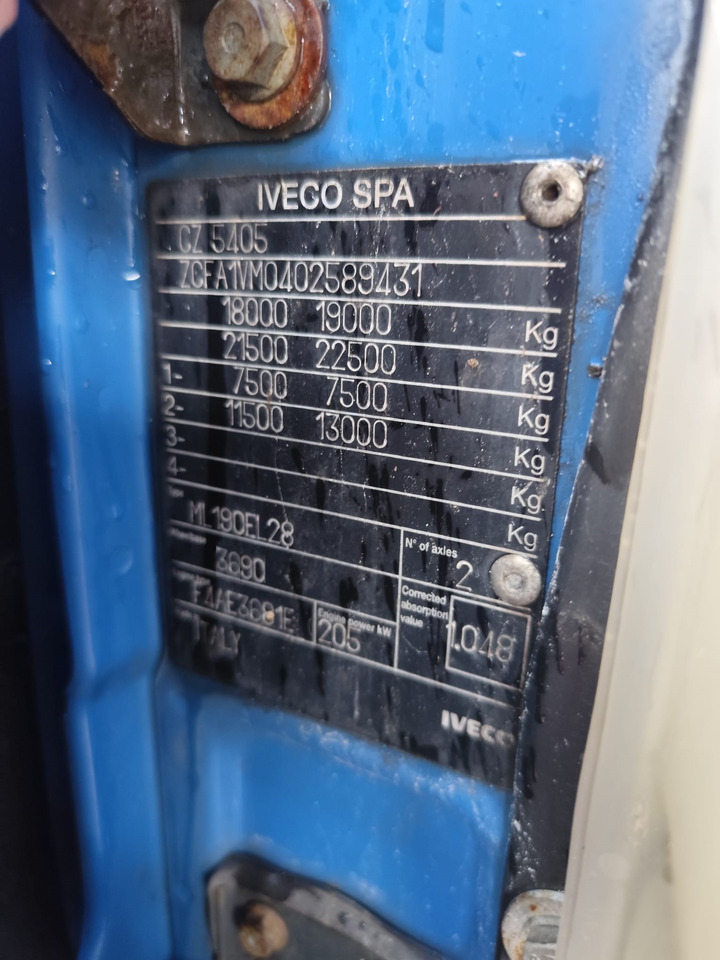 Fahrgestell LKW IVECO EUROCARGO 190EL28: das Bild 16