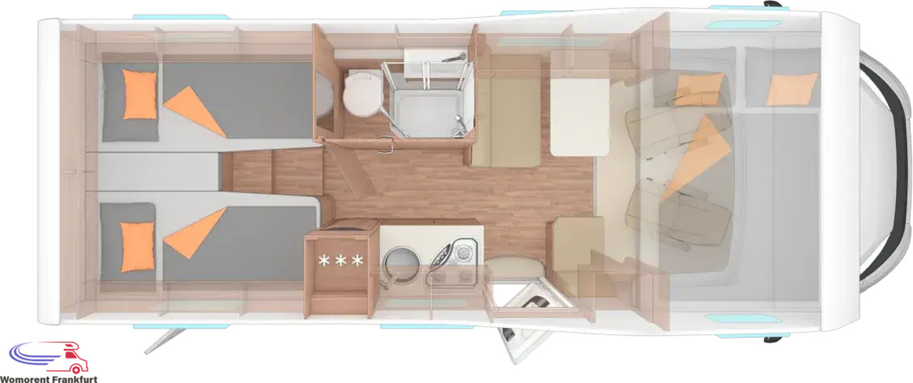 Wohnmobil Weinsberg CaraHome 650 MEG - Alkoven Wohnmobil: das Bild 3 Wohnmobil Weinsberg CaraHome 650 MEG - Alkoven Wohnmobil: das Bild 3