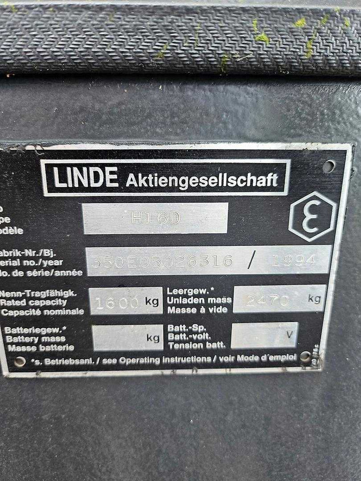 Linde H16 D - Dieselstapler: das Bild 4 Linde H16 D - Dieselstapler: das Bild 4