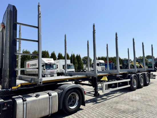 MEGA TIMBER LONG Holzauflieger 6 Rungenpaare - Holzauflieger: das Bild 3 MEGA TIMBER LONG Holzauflieger 6 Rungenpaare - Holzauflieger: das Bild 3