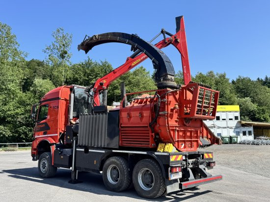 Mercedes-Benz ACTROS 6x4 DONAR 5810K ? Hack-LKW / Mobilhacker | TCS Umwelttechnik - Holzschredder, LKW: das Bild 3 Mercedes-Benz ACTROS 6x4 DONAR 5810K ? Hack-LKW / Mobilhacker | TCS Umwelttechnik - Holzschredder, LKW: das Bild 3