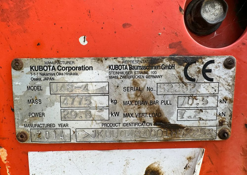 Kubota U48-4 - Kettenbagger: das Bild 5 Kubota U48-4 - Kettenbagger: das Bild 5