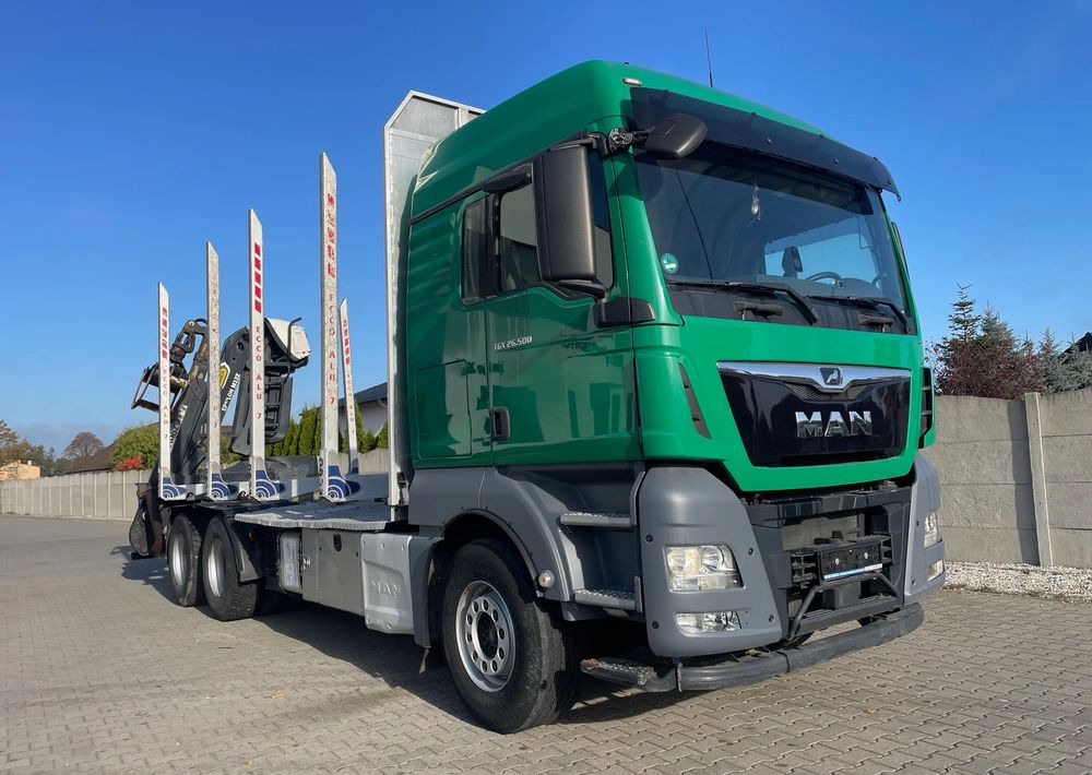 MAN TGX 26.500, 6x4, HDS EPSILOM M12Z, do transportu drewna. - Holztransporter, Autokran: das Bild 3 MAN TGX 26.500, 6x4, HDS EPSILOM M12Z, do transportu drewna. - Holztransporter, Autokran: das Bild 3