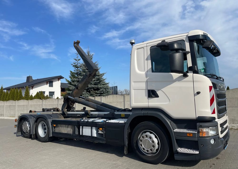 Scania R410 Hakowiec MEILLER RK20 65 - Abrollkipper: das Bild 4 Scania R410 Hakowiec MEILLER RK20 65 - Abrollkipper: das Bild 4