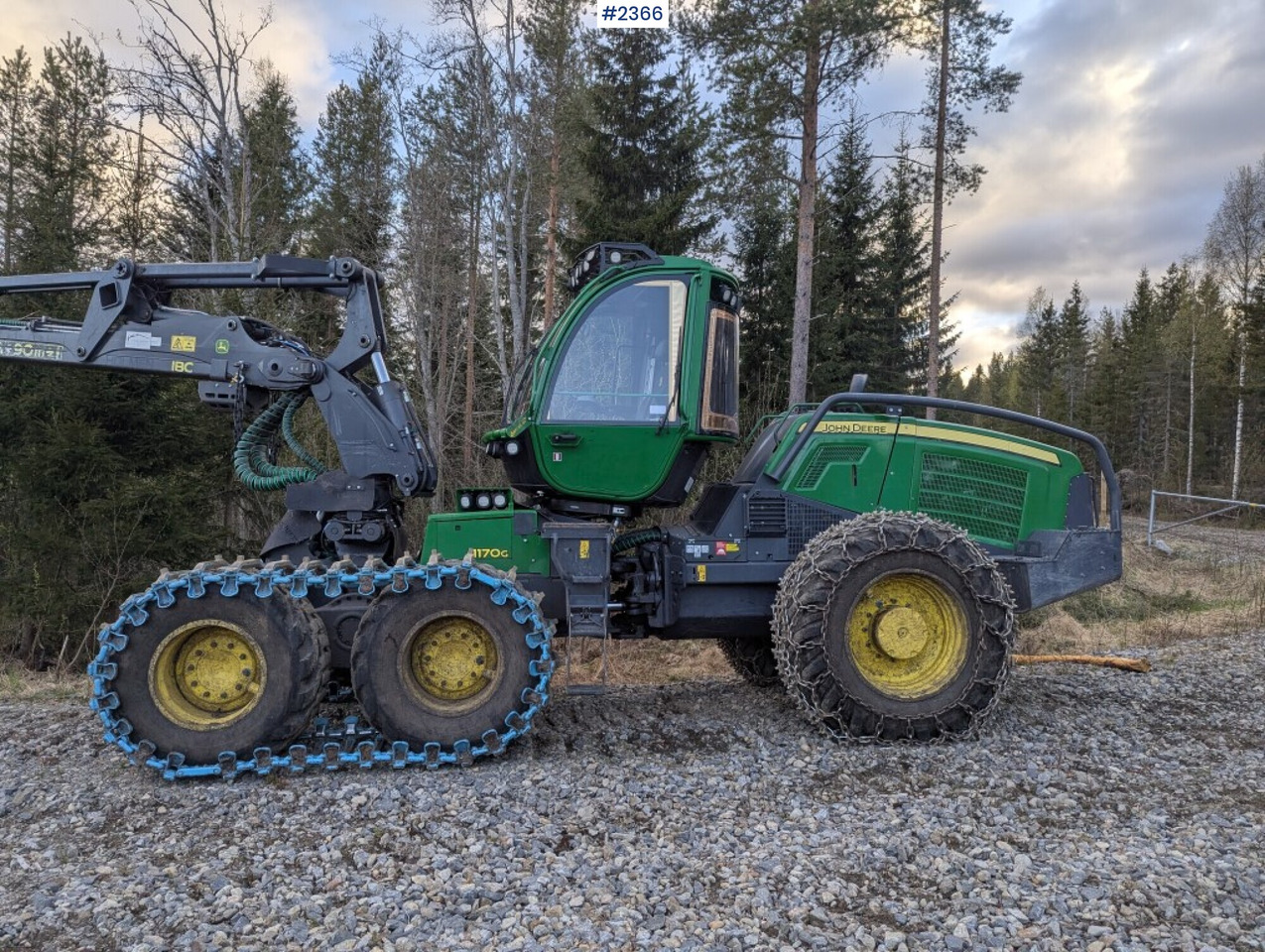Harvester John Deere 1170G - Harvester: das Bild 2 Harvester John Deere 1170G - Harvester: das Bild 2