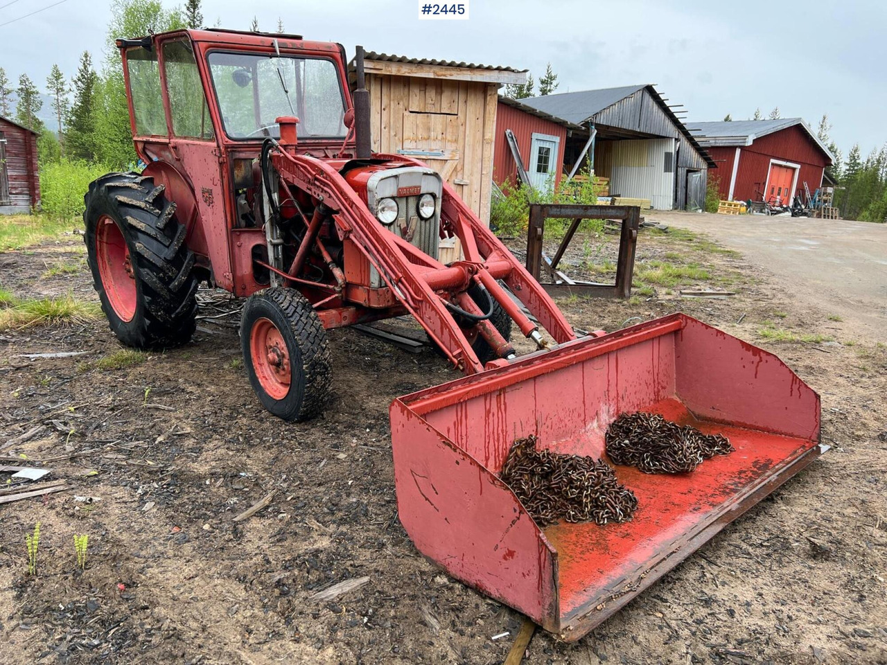 VALMET 565 Tractor with bucket - Traktor: das Bild 4 VALMET 565 Tractor with bucket - Traktor: das Bild 4
