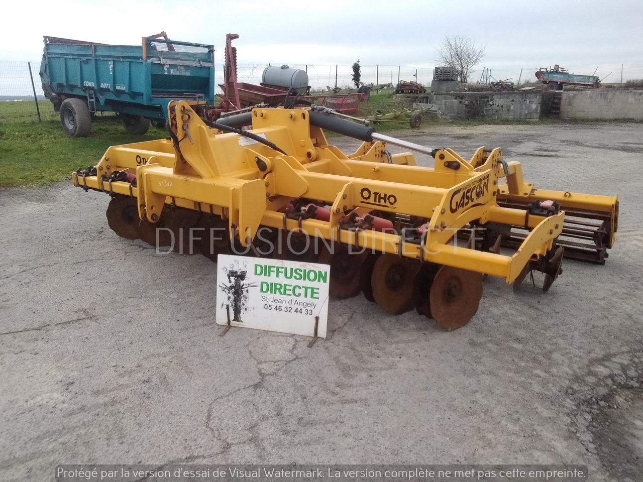 GASCON DECHAUMEUR A DISQUES OTHO - Scheibenegge: das Bild 1 GASCON DECHAUMEUR A DISQUES OTHO - Scheibenegge: das Bild 1