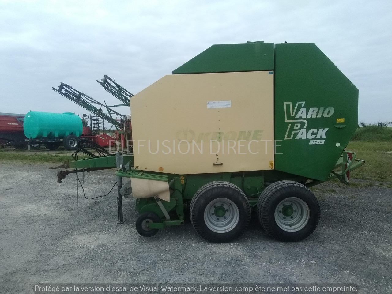 KRONE PRESSE A BALLES RONDES VARIO 1800 PACK - Rundballenpresse: das Bild 2 KRONE PRESSE A BALLES RONDES VARIO 1800 PACK - Rundballenpresse: das Bild 2