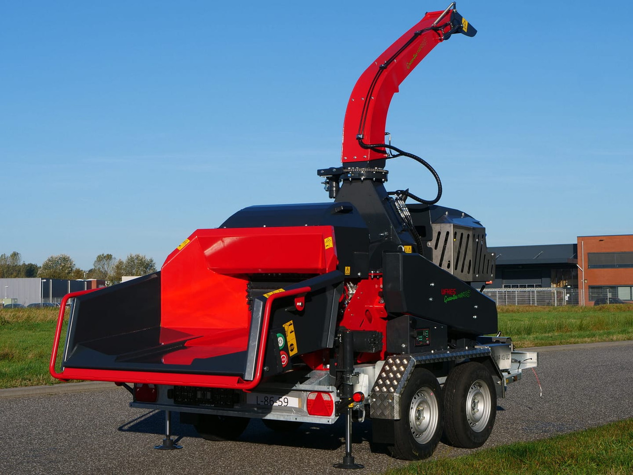 Forsttechnik, Anhänger UFKES Greentec Jaguar 40-80 3.5T: das Bild 12