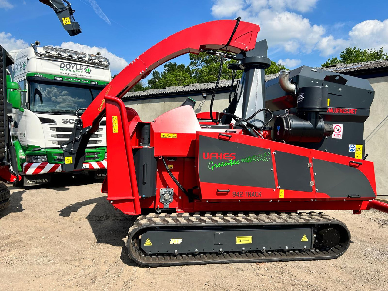 Holzschredder UFKES 942 Chipper: das Bild 8