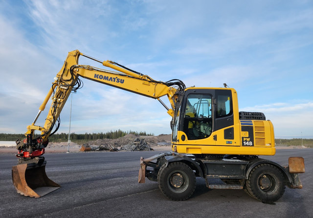 KOMATSU Komatsu PW148-8 Rototilt R6 - Mobilbagger: das Bild 2 KOMATSU Komatsu PW148-8 Rototilt R6 - Mobilbagger: das Bild 2