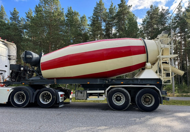 Liebherr12m3 Perävaunu - Betonmischer Auflieger: das Bild 1 Liebherr12m3 Perävaunu - Betonmischer Auflieger: das Bild 1