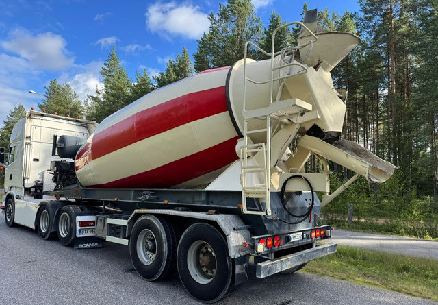 Liebherr12m3 Perävaunu - Betonmischer Auflieger: das Bild 2 Liebherr12m3 Perävaunu - Betonmischer Auflieger: das Bild 2