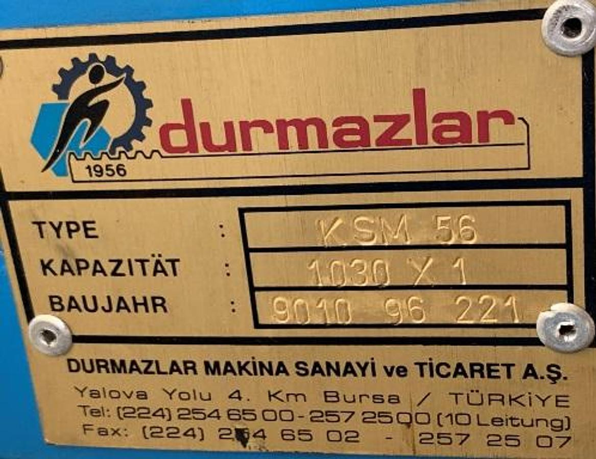 Dreiwalzen-Rundbiegemaschine DURMAZLAR - Metallbearbeitungsmaschine: das Bild 3 Dreiwalzen-Rundbiegemaschine DURMAZLAR - Metallbearbeitungsmaschine: das Bild 3