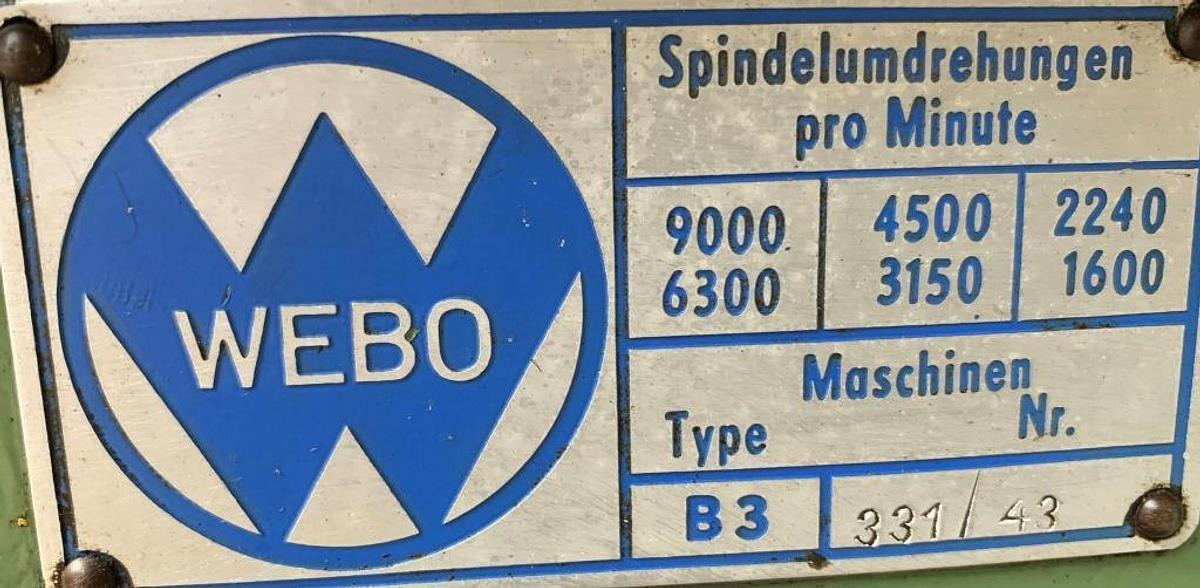 Tischbohrmaschine WEBO - Standbohrmaschine: das Bild 2 Tischbohrmaschine WEBO - Standbohrmaschine: das Bild 2