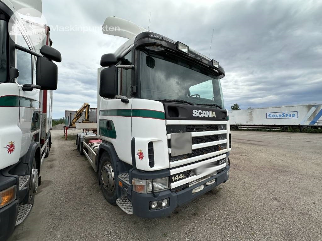 Scania R 124 LB - Containerwagen/ Wechselfahrgestell LKW: das Bild 3 Scania R 124 LB - Containerwagen/ Wechselfahrgestell LKW: das Bild 3
