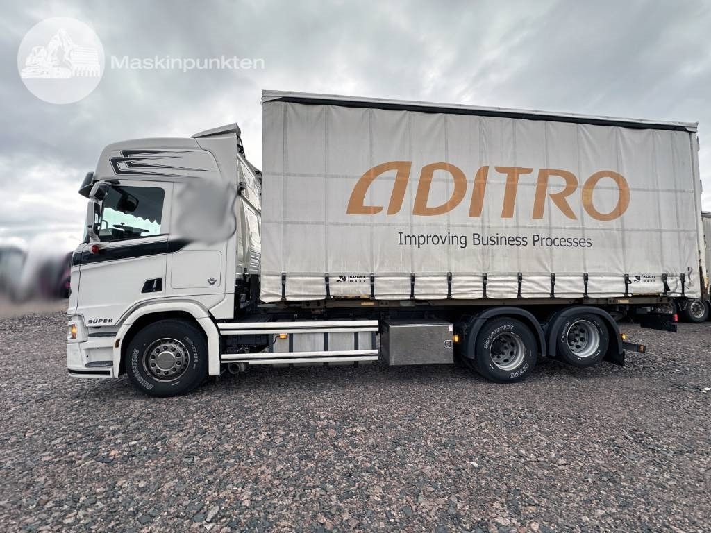 Containerwagen/ Wechselfahrgestell LKW Scania R 580: das Bild 10