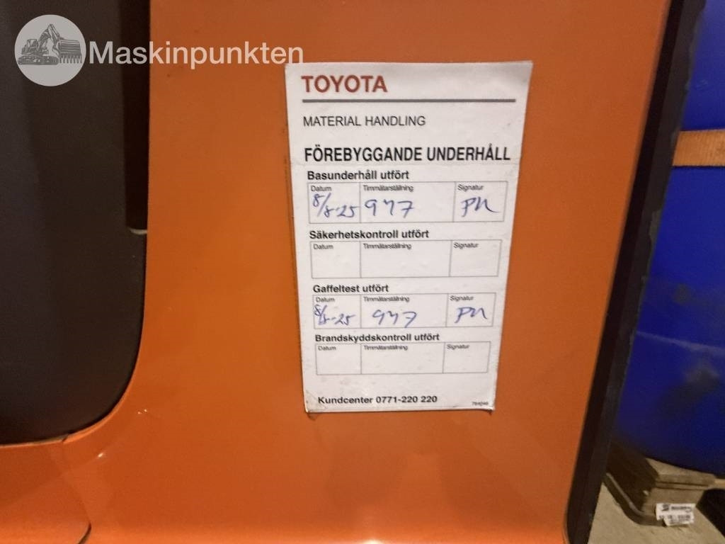 Toyota BT SWE 80 L - Elektrostapler: das Bild 4 Toyota BT SWE 80 L - Elektrostapler: das Bild 4