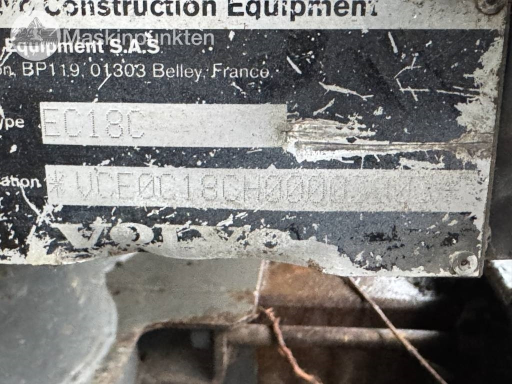 Minibagger Volvo EC 18 C: das Bild 8