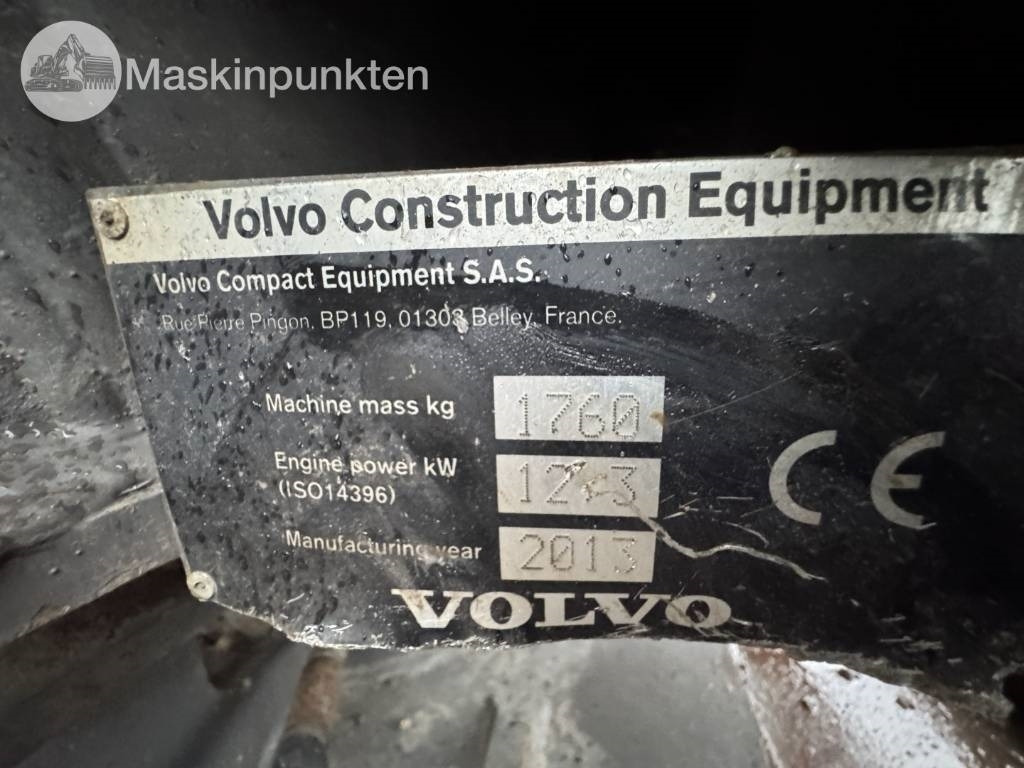 Minibagger Volvo EC 18 C: das Bild 7