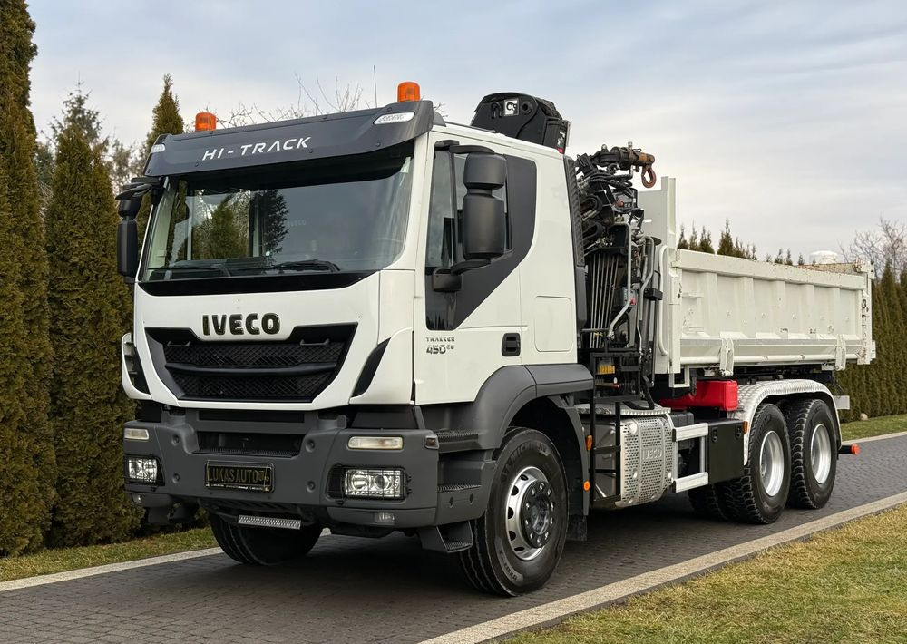 Iveco TRAKKER 450 6X4 PODWÓJNA HYDRO-BURTA HIAB 104 - Kipper, Autokran: das Bild 5 Iveco TRAKKER 450 6X4 PODWÓJNA HYDRO-BURTA HIAB 104 - Kipper, Autokran: das Bild 5