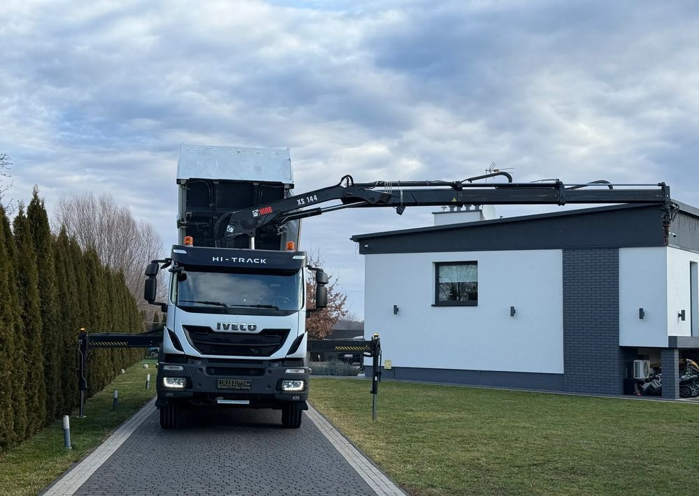 Iveco TRAKKER 450 6X4 PODWÓJNA HYDRO-BURTA HIAB 104 - Kipper, Autokran: das Bild 1 Iveco TRAKKER 450 6X4 PODWÓJNA HYDRO-BURTA HIAB 104 - Kipper, Autokran: das Bild 1