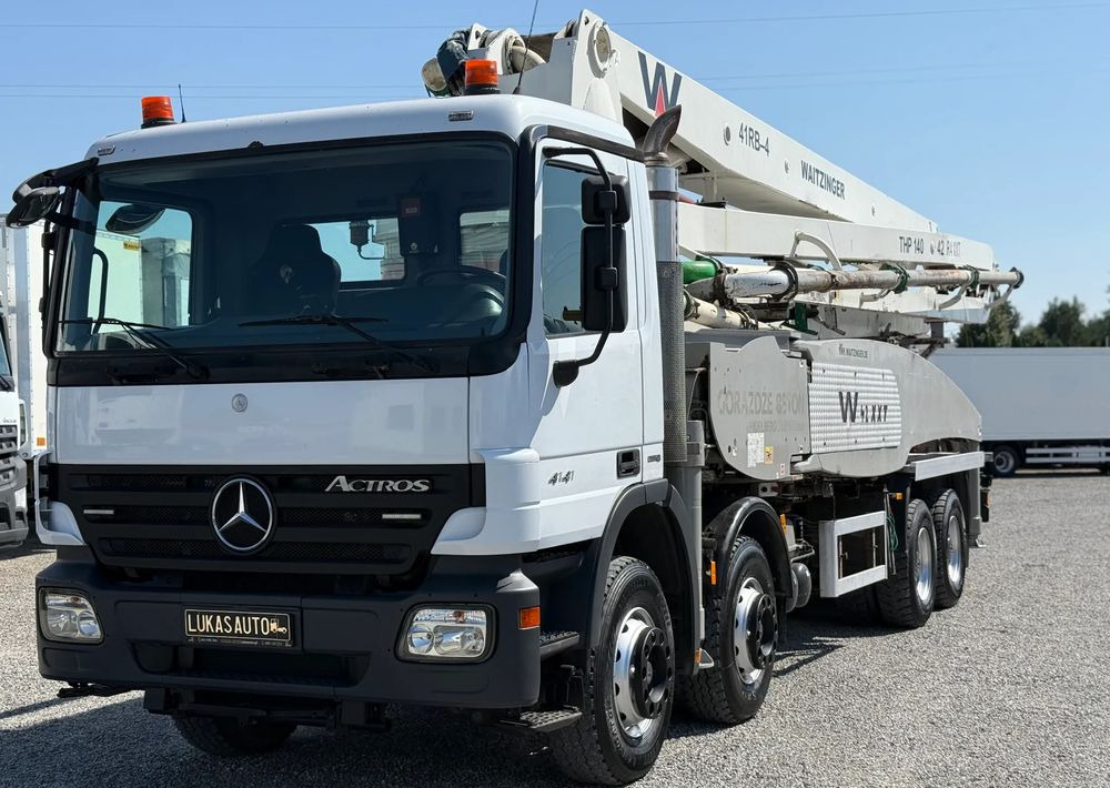 Mercedes-Benz ACTROS 4141 8X4 42 M GOTOWA DO PRACY - Betonpumpe: das Bild 1 Mercedes-Benz ACTROS 4141 8X4 42 M GOTOWA DO PRACY - Betonpumpe: das Bild 1