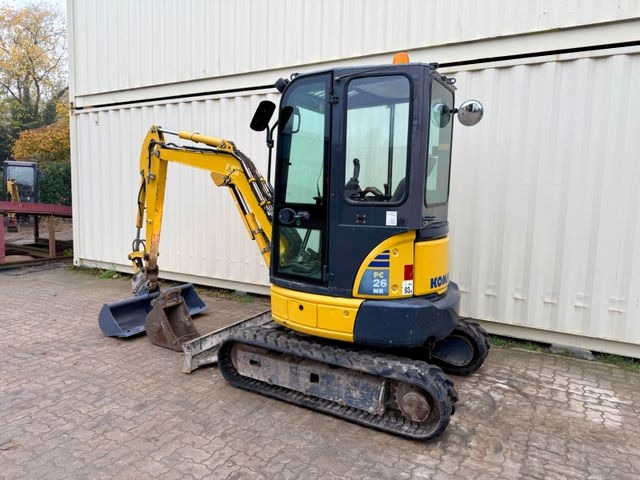 Komatsu PC26MR-3 / 2020 BJ / 2 x Löffel - Minibagger: das Bild 3 Komatsu PC26MR-3 / 2020 BJ / 2 x Löffel - Minibagger: das Bild 3