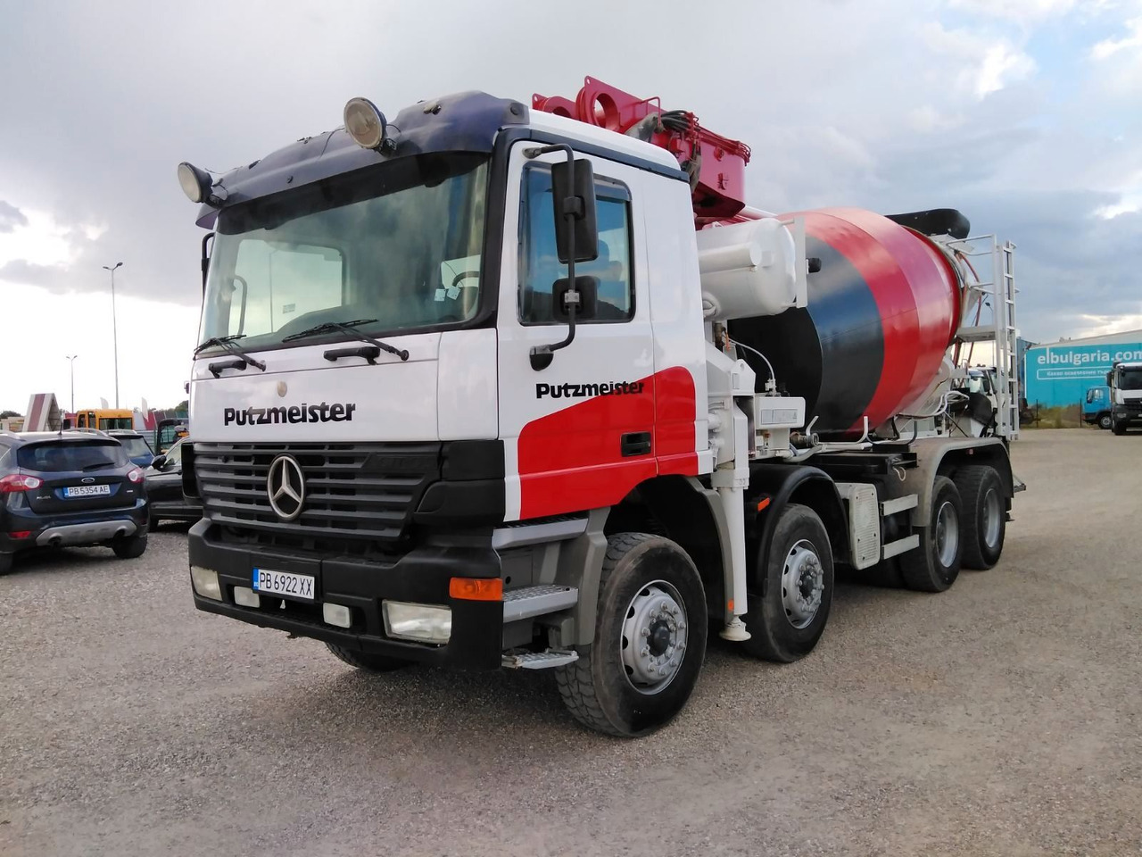 Mercedes-Benz ACTROS 3240 Putzmeister 26.67S - Fahrmischerbetonpumpe: das Bild 3 Mercedes-Benz ACTROS 3240 Putzmeister 26.67S - Fahrmischerbetonpumpe: das Bild 3