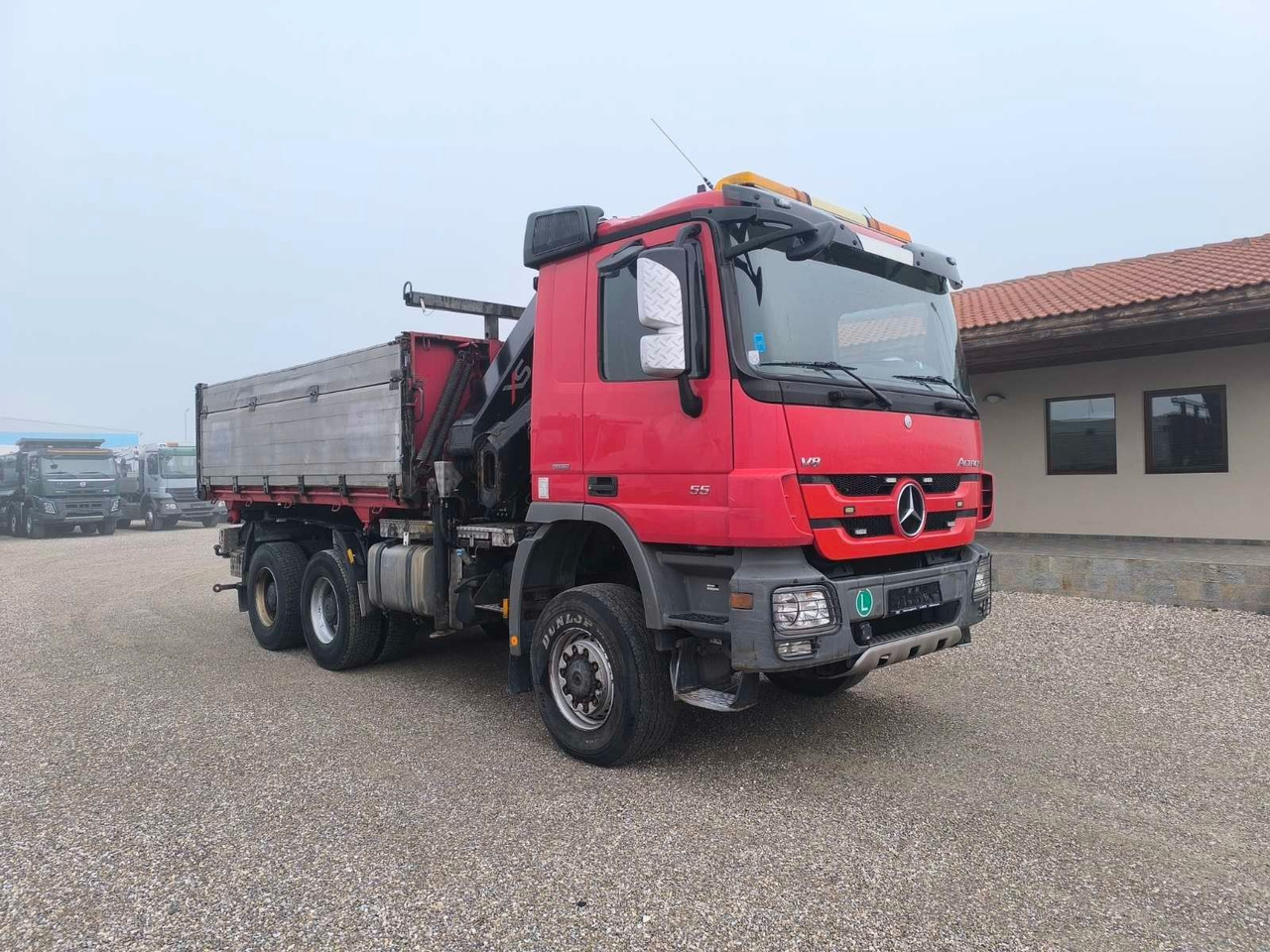 Mercedes-Benz ACTROS 3355 V8 6X6 HIAB 211 EP-5 HIPRO - Kipper, Autokran: das Bild 1 Mercedes-Benz ACTROS 3355 V8 6X6 HIAB 211 EP-5 HIPRO - Kipper, Autokran: das Bild 1