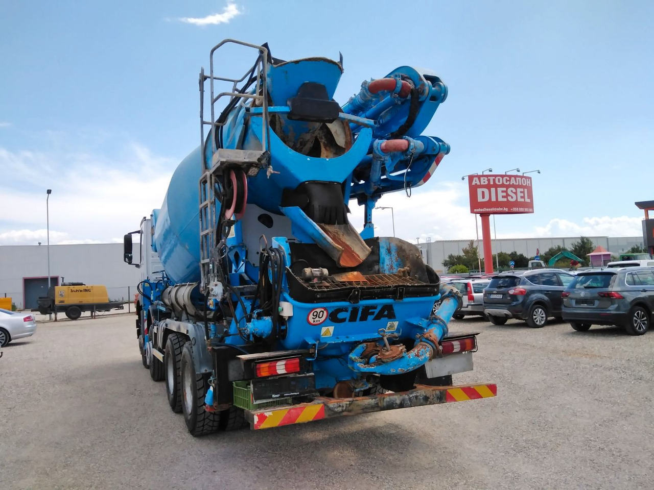 Mercedes-Benz AROCS 4140 CIFA MAGNUM MK28.4L 8X6 - Fahrmischerbetonpumpe: das Bild 5 Mercedes-Benz AROCS 4140 CIFA MAGNUM MK28.4L 8X6 - Fahrmischerbetonpumpe: das Bild 5