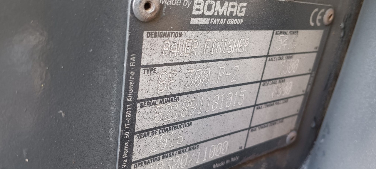 BOMAG IT BF 300 P-2 S340-2 TV Stage IIIb/Tier 4f - Asphaltfertiger/ Straßenfertiger: das Bild 2 BOMAG IT BF 300 P-2 S340-2 TV Stage IIIb/Tier 4f - Asphaltfertiger/ Straßenfertiger: das Bild 2