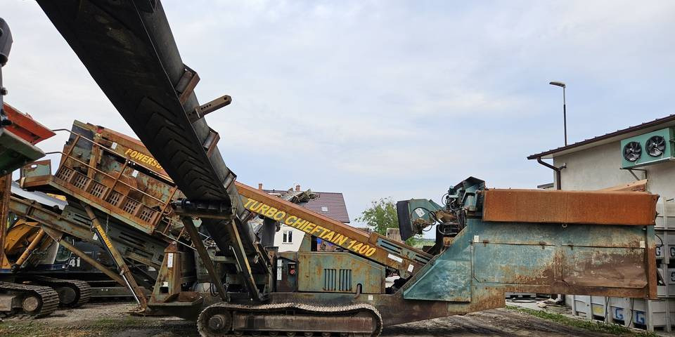Przesiewacz mobilny Powerscreen Chieftain 1400 rozdrabniacz wibrokrata - Siebmaschine: das Bild 5 Przesiewacz mobilny Powerscreen Chieftain 1400 rozdrabniacz wibrokrata - Siebmaschine: das Bild 5