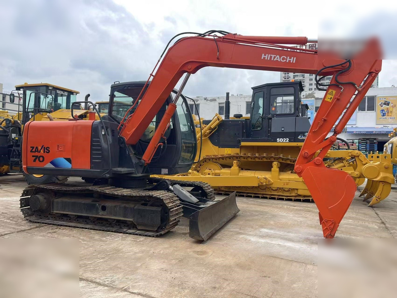 HITACHI ZX70 - Kettenbagger: das Bild 4 HITACHI ZX70 - Kettenbagger: das Bild 4