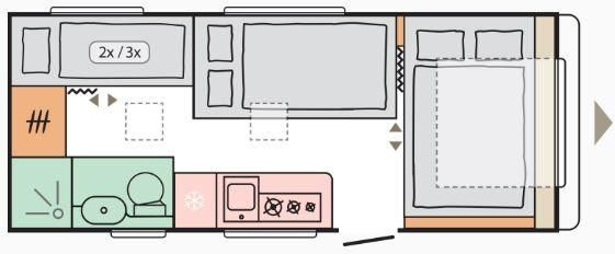 Adria Adora 573 PT* Fb-Temp.*Alde-Warmwasser-Hz. - Wohnwagen: das Bild 4 Adria Adora 573 PT* Fb-Temp.*Alde-Warmwasser-Hz. - Wohnwagen: das Bild 4